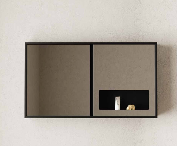 Specchio Contenitore con mensola NIC DESIGN CASE - 105x60x16 cm
