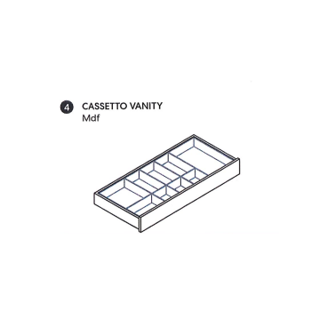 Cassetto Vanity in MDF LACCATO NIC DESIGN BELT