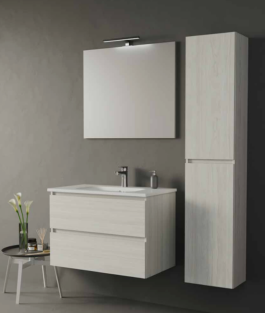 Composizione Mobile da Bagno IDEA STELLA EVO 80.1 OLMO CREME