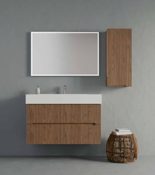 Composizione Mobile da Bagno IDEA STELLA ZEUS 100.3 BROWN