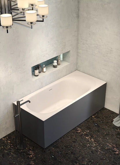 Vasca in Acrilico/Gel Coat Resina FORMA AQUAE SOAP CORNER 168x75 cm