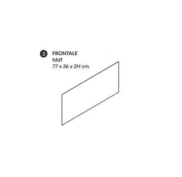 Frontale in MDF LACCATO NIC DESIGN BELT