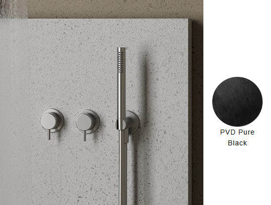 GRUPPO DOCCIA NIC DESIGN MADE CON MISCELATORE E DEVIATORE 2 VIE