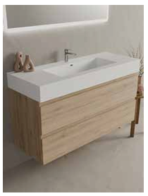 Mobile da Bagno IDEA STELLA OVER 80.02 LAVABO SCATOLATO