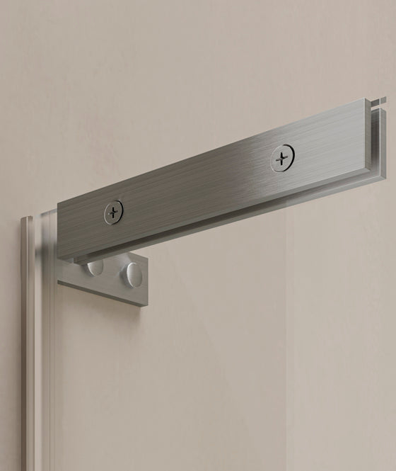 PARETE DOCCIA CON PORTA SCORREVOLE TDA INOX RAIL IR-PSC
