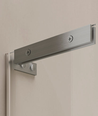 PARETE DOCCIA CON PORTA SCORREVOLE TDA INOX RAIL IR-PSC