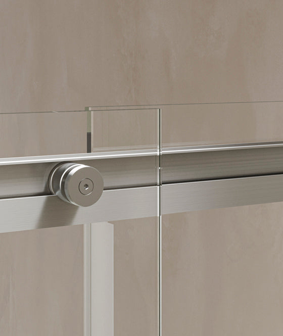 PARETE DOCCIA CON PORTA SCORREVOLE TDA INOX SCROLL IS-PSC