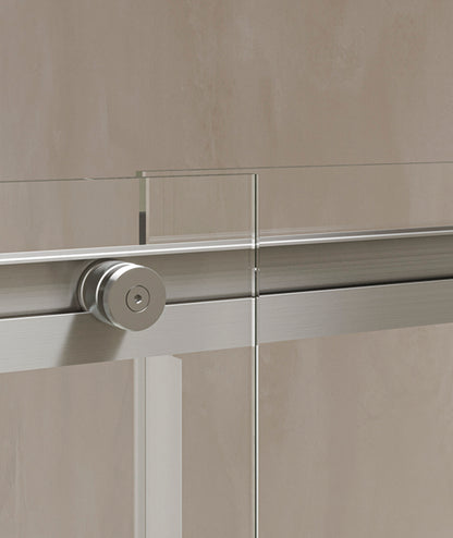 PARETE DOCCIA CON PORTA SCORREVOLE TDA INOX SCROLL IS-PSC