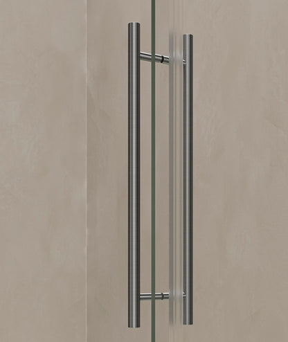 PARETE DOCCIA CON PORTA SCORREVOLE TDA INOX SCROLL IS-PSC