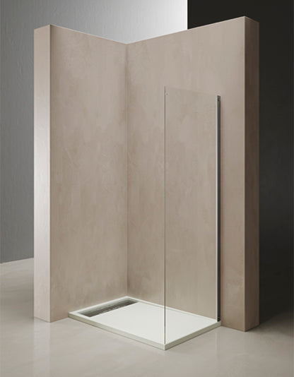 PARETE DOCCIA FISSA DI PROFONDITA' TDA INOX SCROLL IS-F