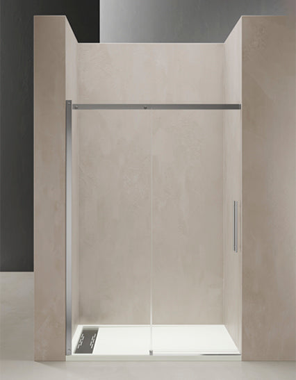 PARETE DOCCIA CON PORTA SCORREVOLE TDA INOX SCROLL IS-PSC