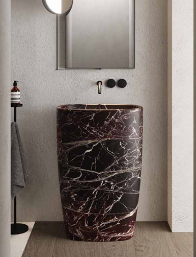 Lavabo Freestanding in PIETRA NIC DESIGN MILK