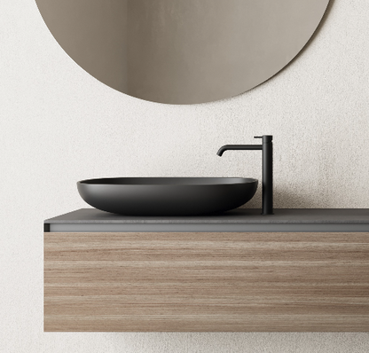 Lavabo da Appoggio in ceramica NIC DESIGN MILK LIGHT 66x42 cm
