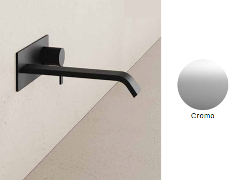 MISCELATORE A PARETE MONOCOMANDO LAVABO NIC DESIGN SOLO 19x16 cm