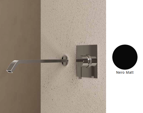 MISCELATORE A PARETE A COMANDO REMOTO LAVABO NIC DESIGN SOLO 10x10 cm