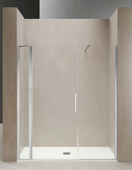 PARETE DOCCIA CON PORTA BATTENTE E FISSO IN LINEA TDA MORK MO-PFL