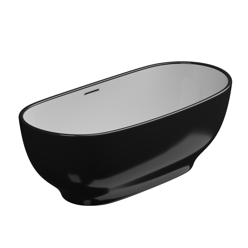 Vasca in Acrilico GSG MOON Freestanding o a Parete cm. 170X80