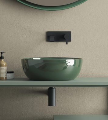 Lavabo Bacinella da Appoggio in ceramica NIC DESIGN OVVIO 38 mm