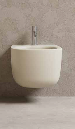 Bidet Sospeso Monoforo in ceramica NIC DESIGN OVVIO