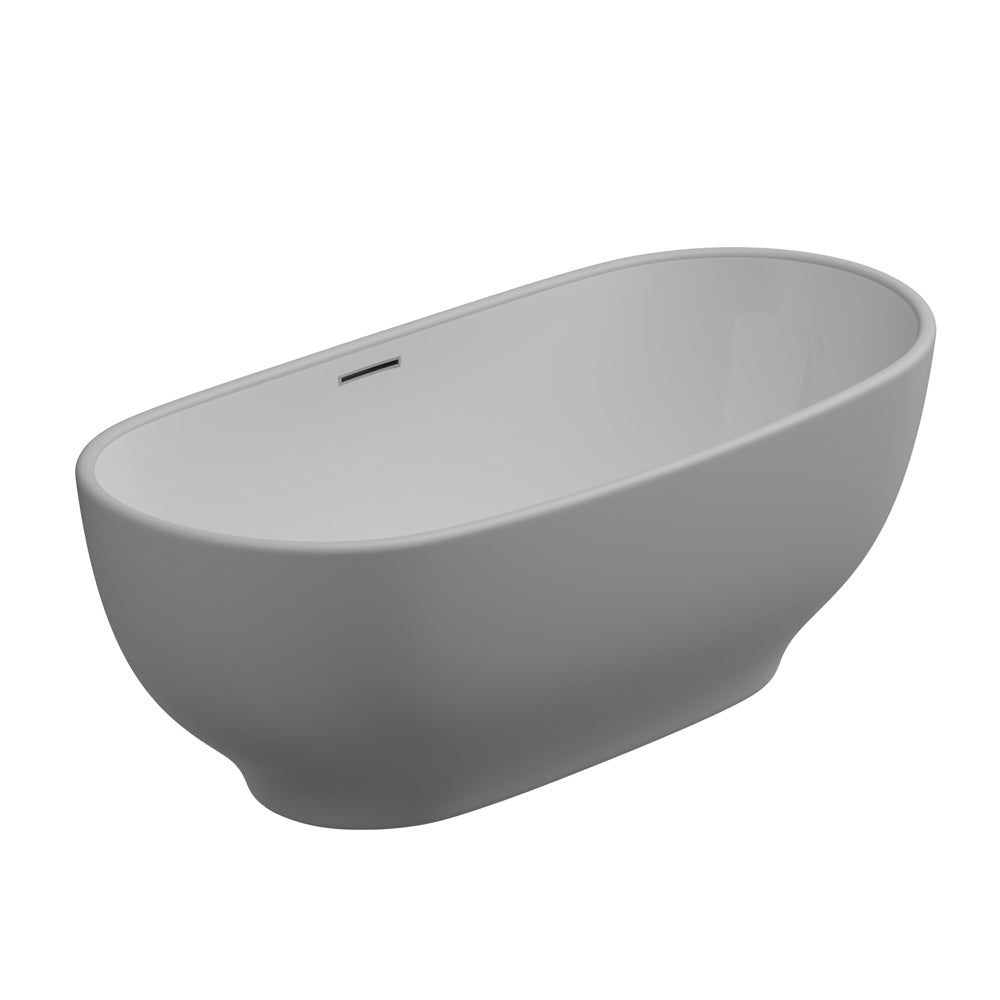 Vasca in Acrilico GSG MOON Freestanding o a Parete cm. 170X80