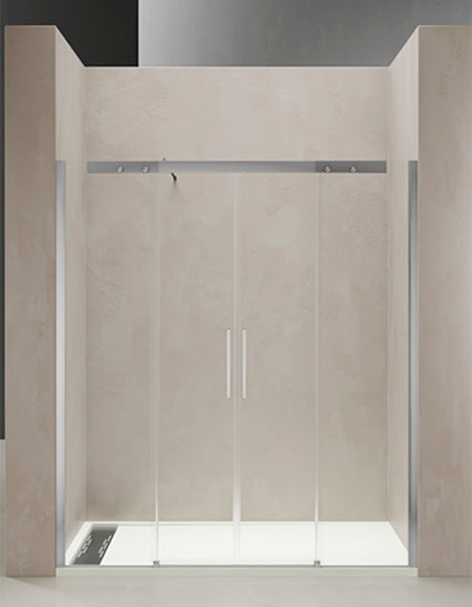 PARETE DOCCIA CON DOPPIA PORTA SCORREVOLE TDA PLUMA EVO PL-PSC2