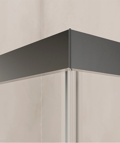 PARETE DOCCIA CON PORTA SCORREVOLE x ANGOLO TDA PLUMA EVO PL-ASC