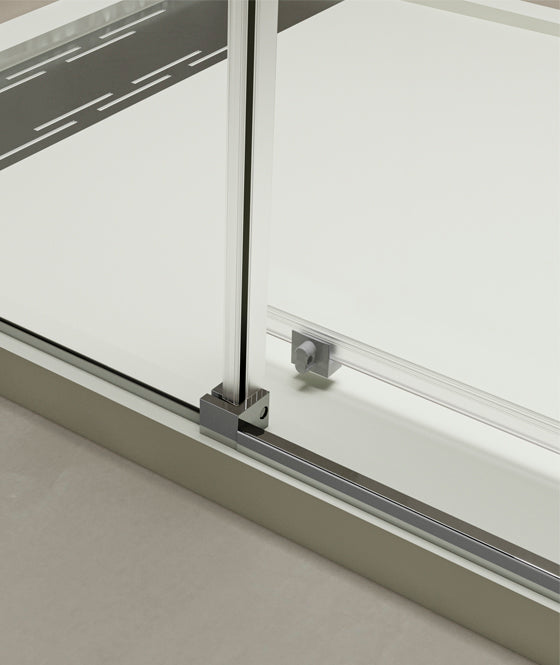 PARETE DOCCIA CON DOPPIA PORTA SCORREVOLE TDA PLUMA EVO PL-PSC2