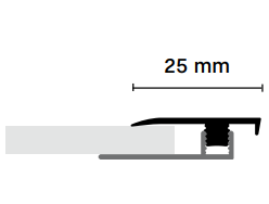 Profilo di finitura coordinato SPC Woodco Flow effetto legno cemento