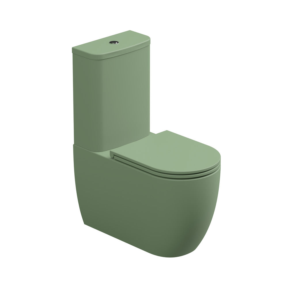 Vaso con cassetta Monoblocco WC a Terra in ceramica Rimless GSG LIKE