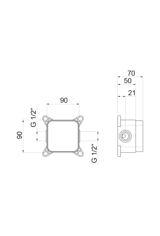 MISCELATORE MONOCOMANDO A PAVIMENTO PER VASCA VEMA OTAGO ACCIAIO V17195