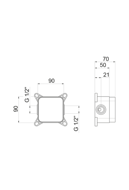 MISCELATORE MONOCOMANDO A PAVIMENTO PER VASCA VEMA OTAGO ACCIAIO V17195