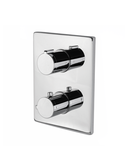 MISCELATORE TERMOSTATICO QUADRO DOCCIA VEMA WELLNESS BRASS OTTONE V08111