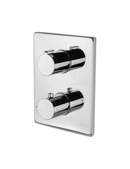 MISCELATORE TERMOSTATICO QUADRO DOCCIA VEMA WELLNESS BRASS OTTONE V08111