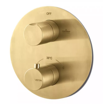 MISCELATORE TERMOSTATICO DOCCIA DA INCASSO VEMA WELLNESS STEEL ACCIAIO V08115