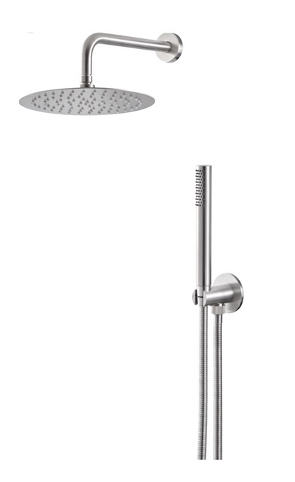 KIT DOCCIA TONDO CON SOFFIONE 250 mm VEMA WELLNESS STEEL ACCIAIO V08135