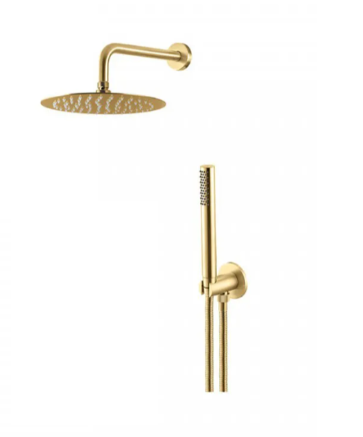 KIT DOCCIA TONDO CON SOFFIONE 250 mm VEMA WELLNESS STEEL ACCIAIO V08135