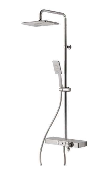 COLONNA DOCCIA DA PARETE CON MISCELATORE TERMOSTATICO VEMA WELLNESS BRASS OTTONE V08232
