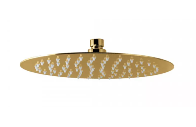 SOFFIONE ULTRASLIM DOCCIA TONDO D. 250 mm VEMA WELLNESS STEEL ACCIAIO V08243