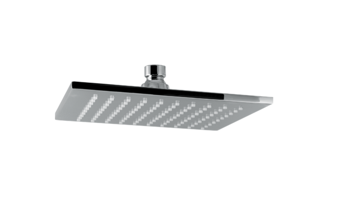 SOFFIONE DOCCIA QUADRO 200x200 mm VEMA WELLNESS BRASS OTTONE V08246