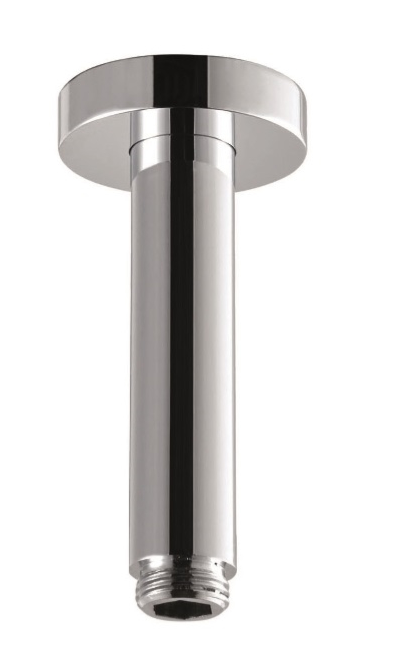 BRACCIO SOFFIONE A SOFFITTO L. 100 mm VEMA WELLNESS STEEL ACCIAIO V08264