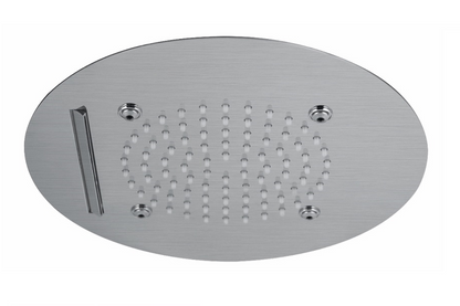 SOFFIONE ULTRASLIM TONDO AD INCASSO D. 320 mm VEMA WELLNESS STEEL ACCIAIO V08270