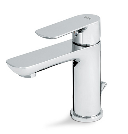 MISCELATORE MONOCOMANDO LAVABO VEMA SLATE OTTONE V14010 CON SCARICO