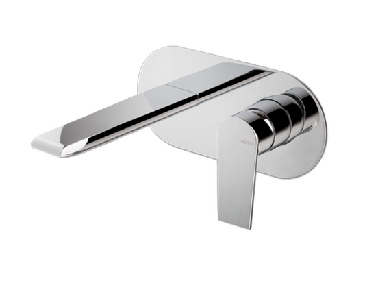 GRUPPO MISCELATORE MONOCOMANDO LAVABO A PARETE L. 180 mm VEMA TIMEA OTTONE V16050