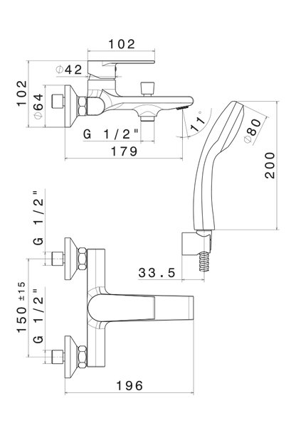 GRUPPO VASCA ESTERNO VEMA TIMEA OTTONE V16081