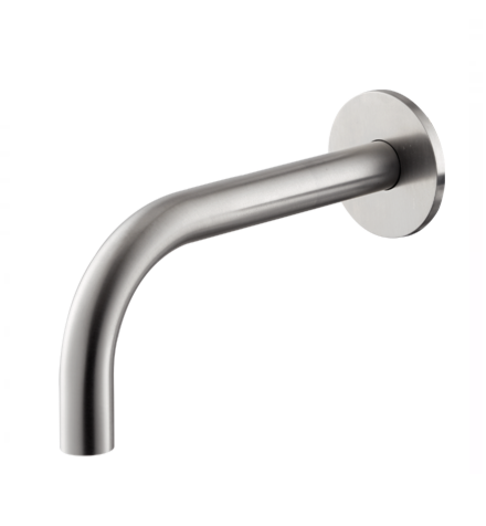 BOCCA EROGAZIONE LAVABO A PARETE L. 14,6 CM VEMA OTAGO ACCIAIO V17054