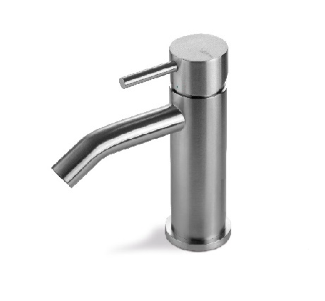 MISCELATORE MONOCOMANDO BIDET VEMA TIBER STEEL ACCIAIO V17071 SENZA SCARICO