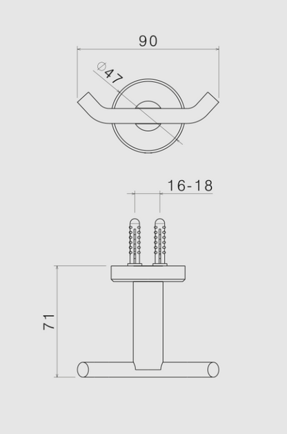 APPENDINO DOPPIO VEMA ACCIAIO V17330