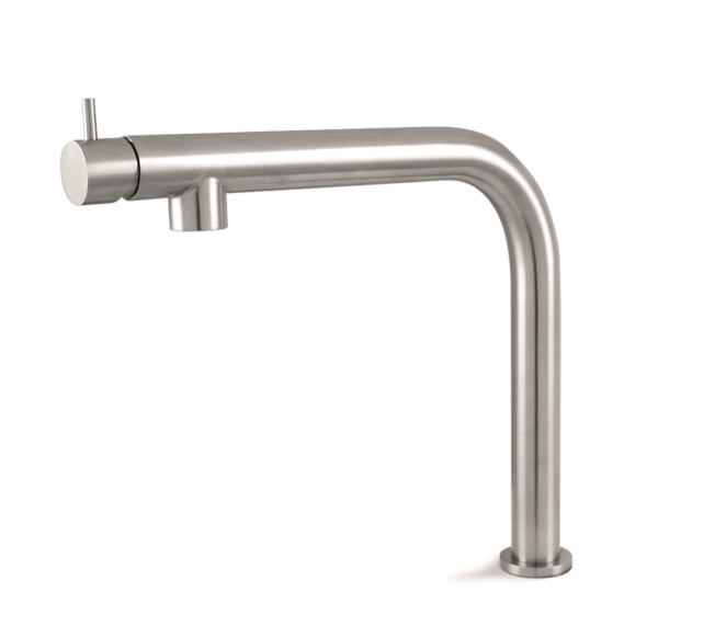 MISCELATORE MONOCOMANDO LAVELLO CANNA L VEMA REKA ACCIAIO V20250