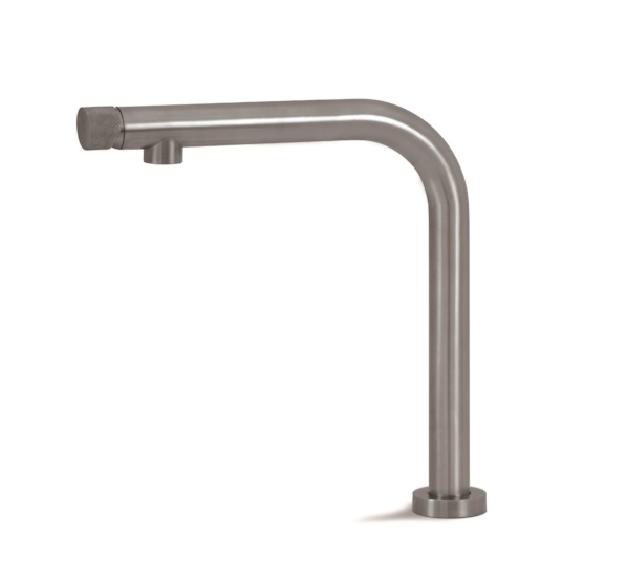 MISCELATORE MONOCOMANDO LAVELLO CANNA L VEMA REKA ACCIAIO V20253