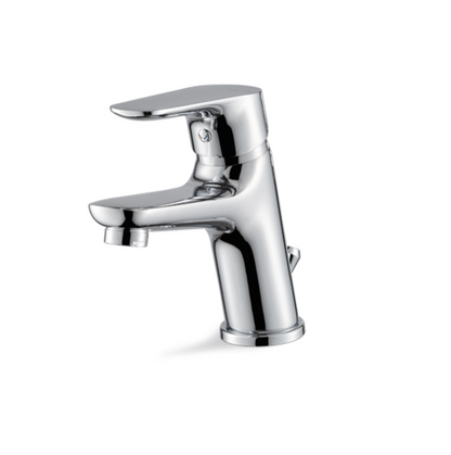 MISCELATORE MONOCOMANDO LAVABO VEMA INDO OTTONE V24010 CON SCARICO